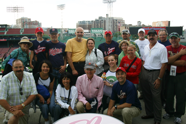 Group stadium tour at Fenway Park