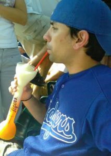TEAMLos Angeles Dodgers CITY:Detroit STADIUM:Comerica Park   I thought I'd take a break from the beer and try a fruity drink. With the Tigers beating up on my team I was willing to try anything to turn our luck around. It didn't work.