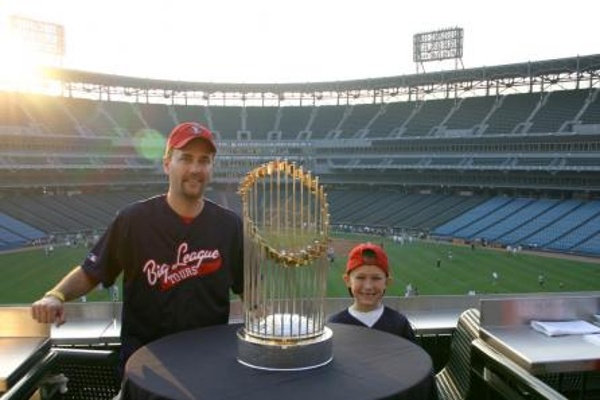 TEAM:Chicago White Sox CITY:Chicago STADIUM:U.S. Cellular Field   At an event at the Cell the year after the White Sox won the World Series.