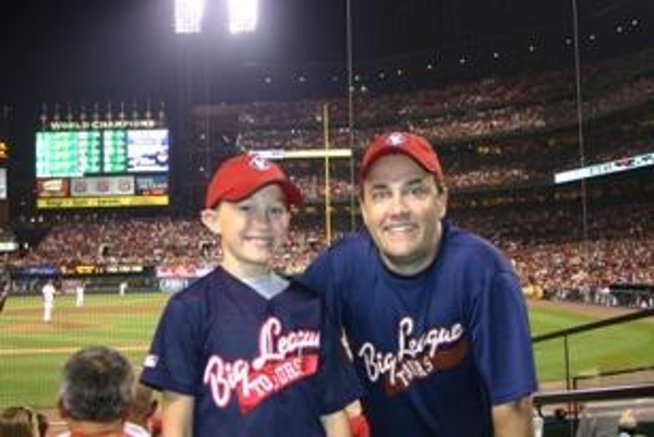 Team: St. Louis Cardinals City: St. Louis Stadium: Busch Stadium A shot from our seats at Busch Stadium. What a great place to see a game!