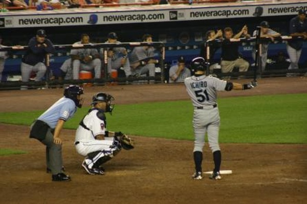 TEAM:Seattle Mariners CITY:New York STADIUM:Citi Field   Ichiro batting at Shea Stadium against the Mets.