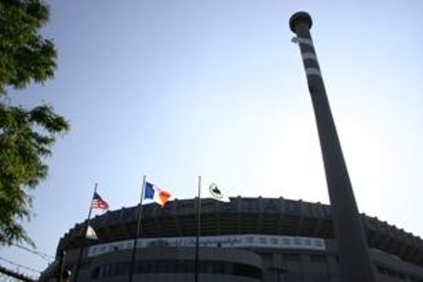 Team:New York Yankees City:New York Stadium:Yankee Stadium  The infamous bat at Yankee Stadium.