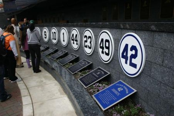 TEAM:Boston Red Sox CITY:Boston STADIUM:Fenway Park   Retired numbers in the new Monument Park.