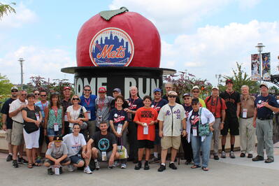 Group tour at Citi Field in New York City