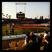 Dodger Stadium from our seats