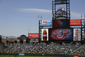 Opening Day at Coors Field