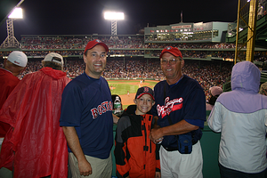 On top of the Green Monster