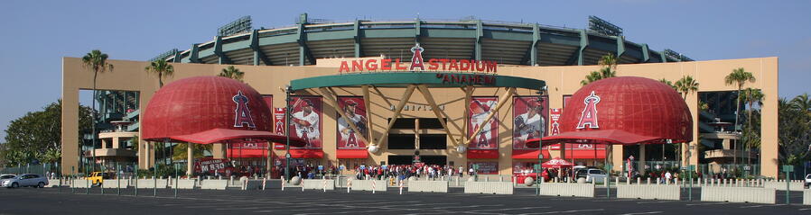 Angel Stadium,West Coast Baseball Tour,Baseball Road Trip