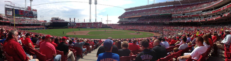 Great American Ball Park in Cincinnati, Home of the Reds
