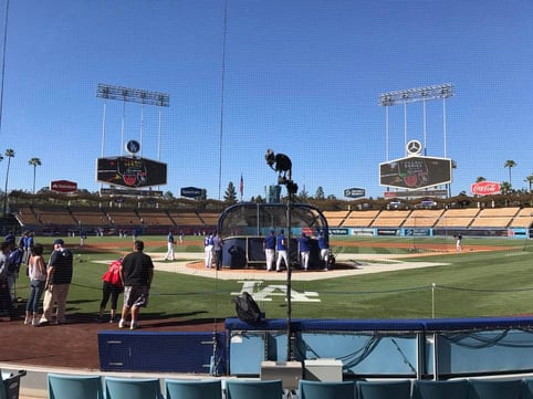 DodgerStadiumBehindCage