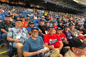 Guests at Tropicana Field